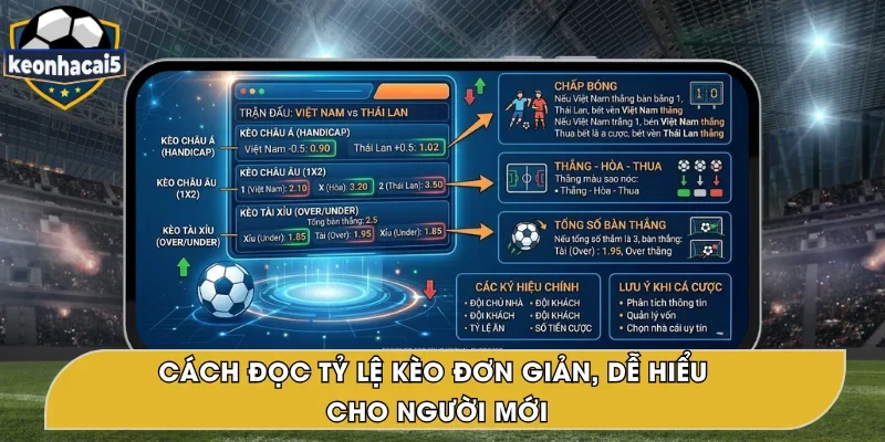Cách Đọc Tỷ Lệ Kèo – Cập Nhật Chuẩn Tại Kèo Nhà Cái 5