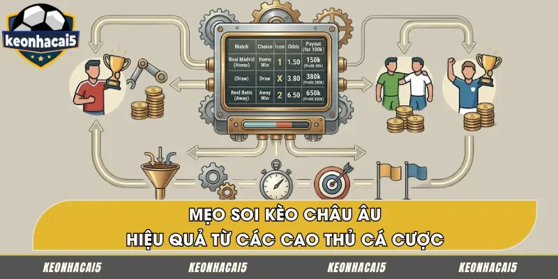Kinh nghiệm soi kèo Châu Âu hiệu quả từ chuyên gia